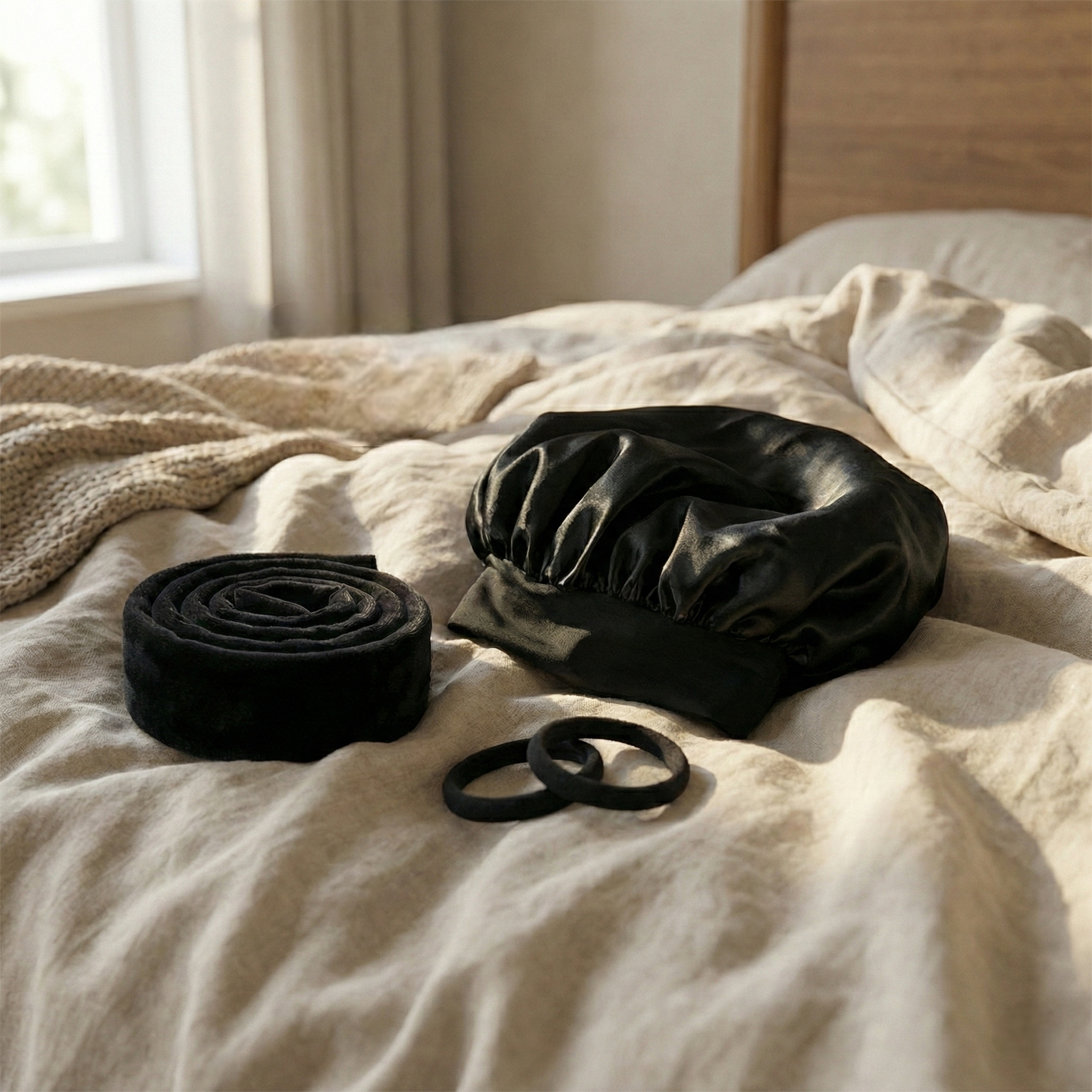 Overnight Curl & Sleep Cap Set